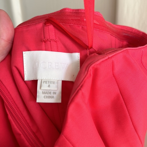 Pink J crew strapless dress - Picture 3 of 3